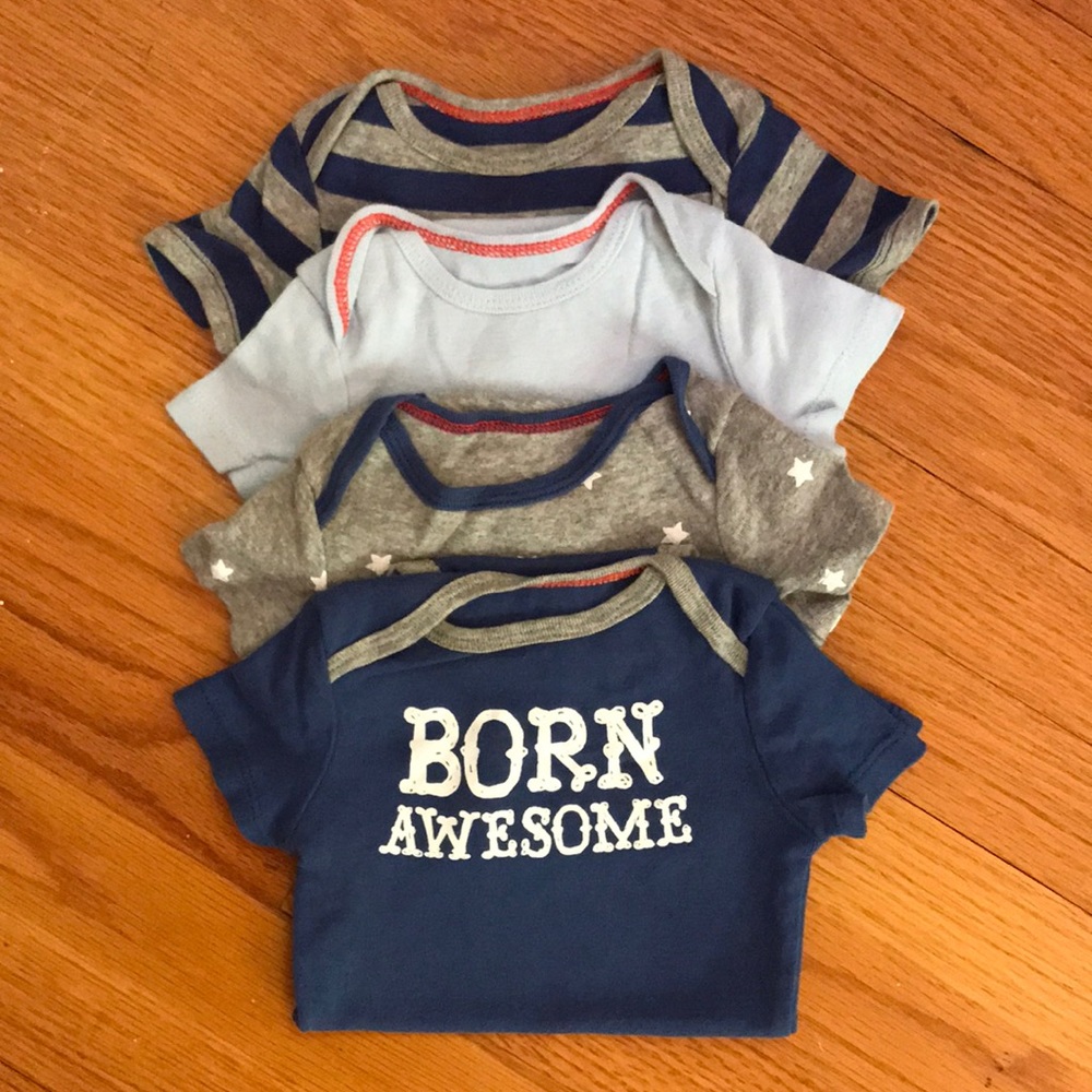 Cat & Jack Short Sleeve Onesie Bundle